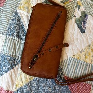 Freepeople Leather Wallet with Strap